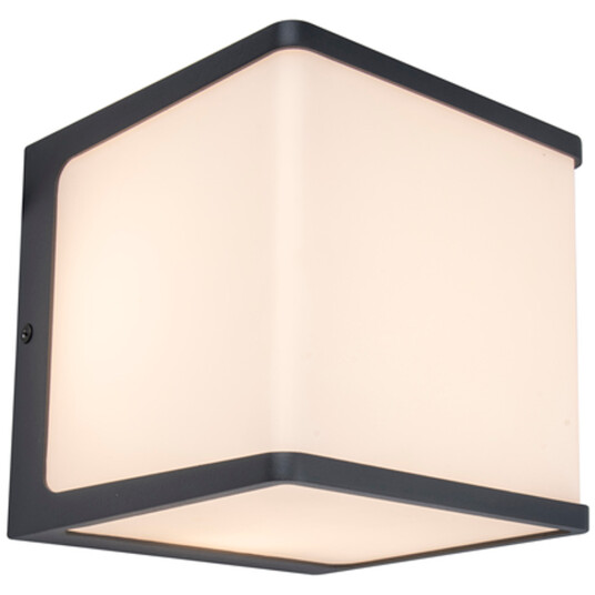 LUTEC ARCHITECTURAL DOBLO VEGGHENGT LAMPE KULL GRÅ