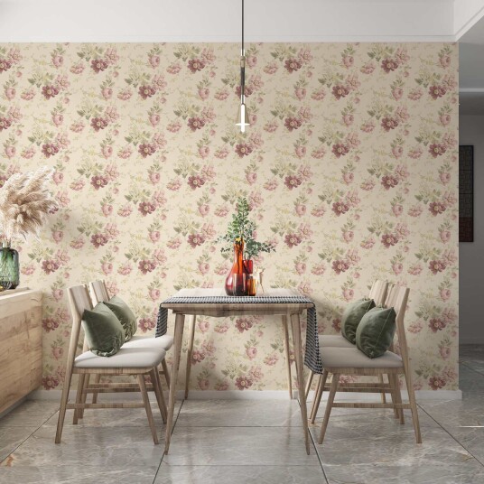 Namly Design Tapet Vintage Blomstermønster WPPRSS2602593951