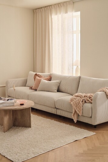 Nord Komfort Sofa Canberra 3 seter Beige Nord Komfort Sofa Canberra 3 seter Beige