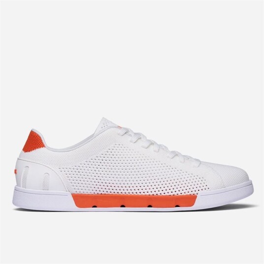 Swims Breeze Tennis Knit - White/swims Orange