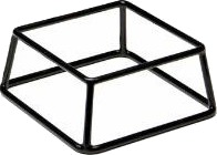 Buffetstander Multi 18X18x8 Cm Gummibelagt Metal Sort,Stk Buffetstander Multi 18X18x8 Cm Gummibelagt Metal Sort,Stk