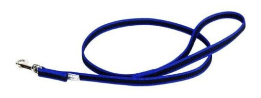 Julius-K9 C&G - Super-grip leash.blue/grey.14mm/1m.with handle.max 30kg
