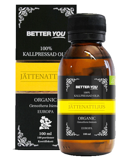 Kjempenattlysolje ECO Kaldpresset, 100 ml Kjempenattlysolje ECO Kaldpresset, 100 ml