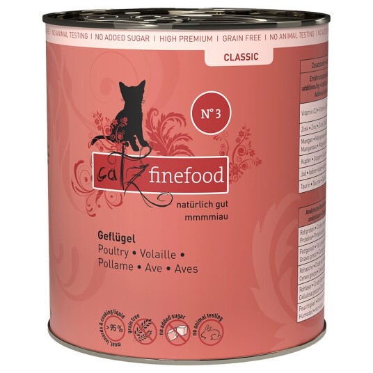 Catz Finefood Bokser 6 X 800 G Fjærkre