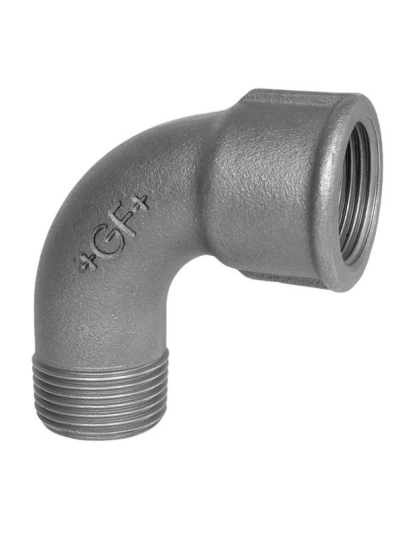 Georg-Fischer Short bend 90° black for m 1/2