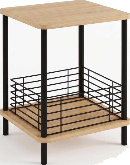 Sidebord Hanah Home Haseki (45 x 58 x 38 cm) Sapphire Oak - Sapphire Oak