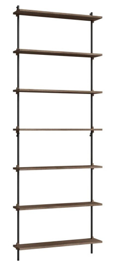 Moebe wall shelving ws.230.1 R?kt eik-svart