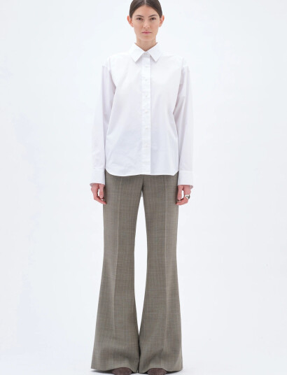REMAIN Birger Christensen Oversize Shirt White 40