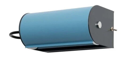 Nemo Lighting - Applique Cylindrique Petite Vegglampe Anthracite Grey/Light Blue