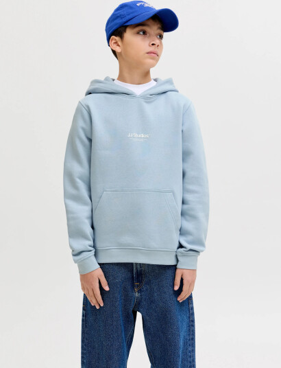 Jack & Jones Jjesoho Sweat Hood Noos Jnr Blue 176 Jack & Jones Jjesoho Sweat Hood Noos Jnr Blue 176
