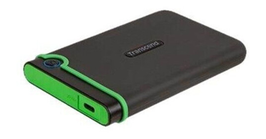 Transcend StoreJet 25M3C Ekstern 2TB Harddisk med USB 3.2 Gen 2 - Sjokkresistent - Grå Transcend StoreJet 25M3C Ekstern 2TB Harddisk med USB 3.2 Gen 2 - Sjokkresistent - Grå