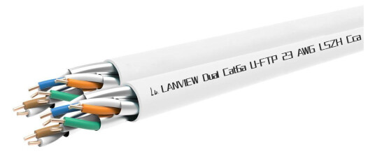 LANVIEW Cat6a U-FTP Dual Network LANVIEW Cat6a U-FTP Dual Network