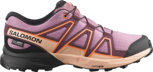 Salomon Junior Speedcross Waterproof Huckleberry / Almond Cream / Nectarine, 36