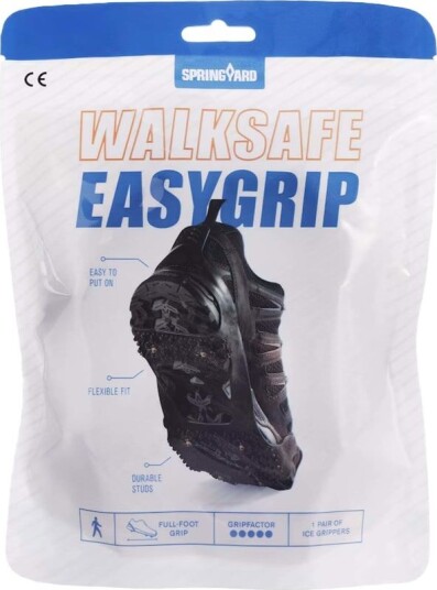 Springyard Easygrip Walksafe XL 44/47, Black