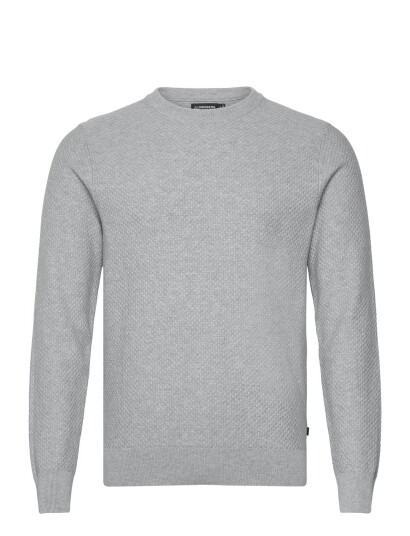 J. Lindeberg M Cotton Structure Sweater   Grey   M