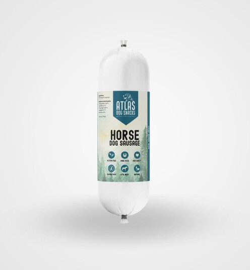 Atlas Dog Snacks Hundepølse Hest 400 g