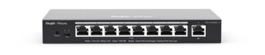 Splitterbryter|Ruijie|Type L2|9X10base-T / 100Base-Tx / 1000Base-T|Poe+-Kontakter 8|Rg-Es209gc-P