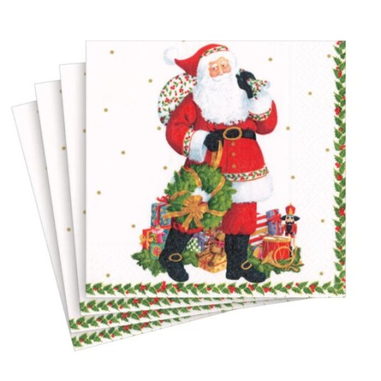 Servietter: Jolly St. Nick lunsj