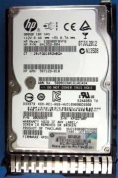 HPE Harddisk 900GB SAS 10K 2.5" 719424-B21