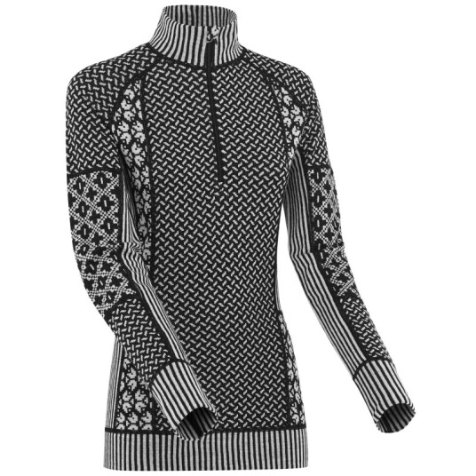 Kari Traa Women's Smekker Half Zip M, Black