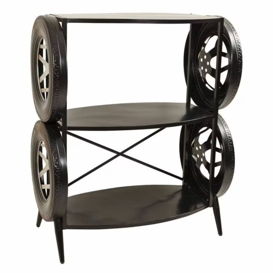 Hyller Alexandra House Living Mørkebrunt Metall 51 x 117 x 97 cm