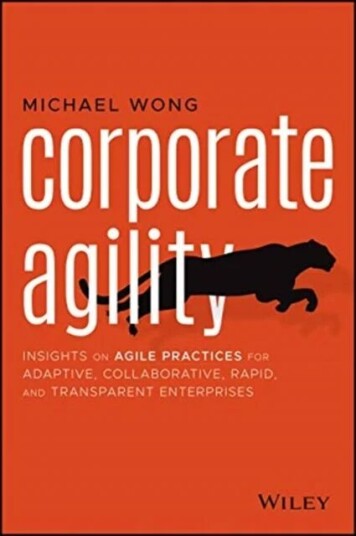 Corporate Agility Av Michael Wong