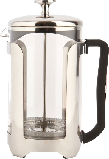La cafetière Roma presskanne 12 kopper rustfritt stål