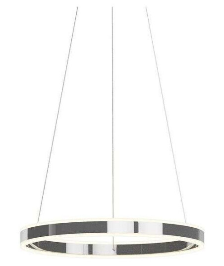Lucande LED-pendellampe Lyani i krom, dimbar, 50 cm Lucande LED-pendellampe Lyani i krom, dimbar, 50 cm