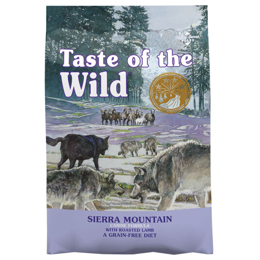 Taste of the Wild Sierra Mountain Hundefôr Økonomipakke 2 x 12,2 kg - Kornfritt og Høy Kvalitet