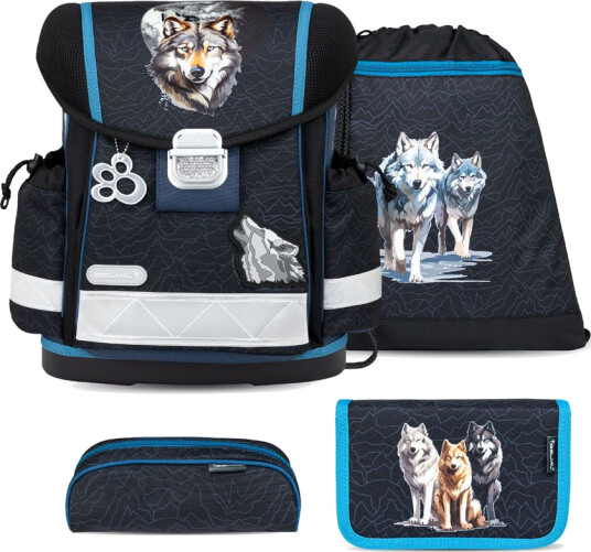 Ulvesekk Med 4 Deler Belmil School Bags 879594