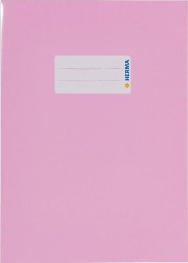 Herma Oppgavebokomslag Papp A5 Rosa Rosa Papp 152 Mm 212 Mm 1 Stk 19855 19855