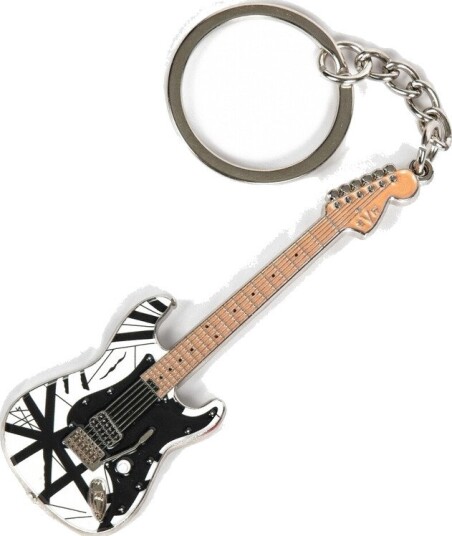 Evh Eddie Van Halen Black & White 78 Guitar Keychain 78816562