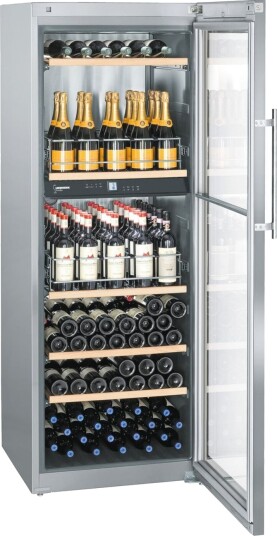 Liebherr Vinidor WTpes 5972-22 001 Frittstående vinskap Rustfritt stål