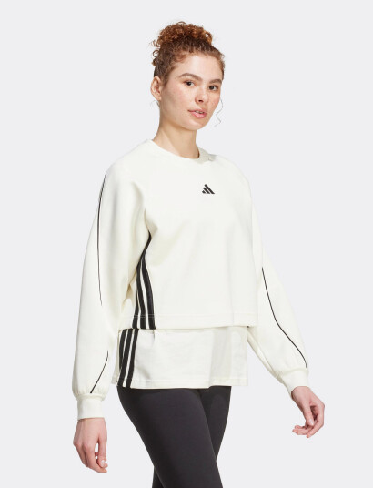 adidas Sportswear W Stadium Swt - White - L adidas Sportswear W Stadium Swt - White - L