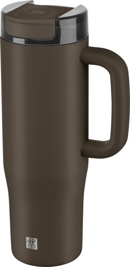 Zwilling Thermo Plus Termokopp Med Sugerør 900 Ml Brun