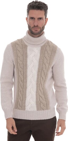 Gran Sasso Herre Strikkevarer Beige XL,