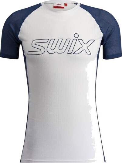 Swix RaceX Light Short Sleeve M Bright White/Lake Blue Swix RaceX Light Short Sleeve M Bright White/Lake Blue