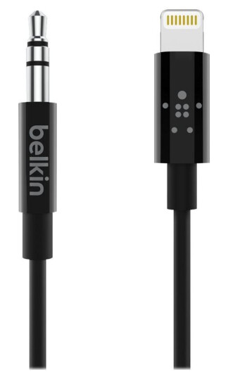 Belkin Kabel fra Lightning til hodetelefonsjakk - Lightning / audio - 1.83 m Belkin Kabel fra Lightning til hodetelefonsjakk - Lightning / audio - 1.83 m