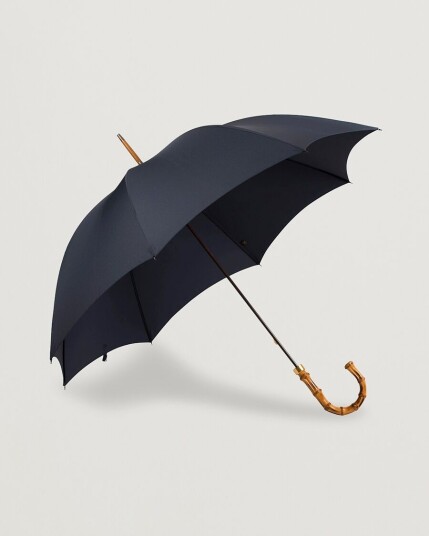 Fox Umbrellas Whangee Umbrella Dark Navy