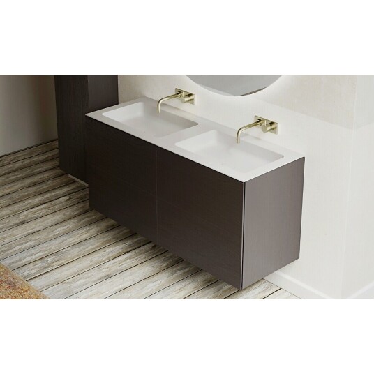Copenhagen Bath Rungsted Servantskap 120 120x45x54,5 cm med servant Røkt Eik