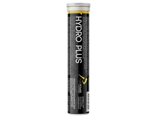 PurePower Hydro Plus brusetabletter med koffein og elektrolytter ananas 20 x 4 g PurePower Hydro Plus brusetabletter med koffein og elektrolytter ananas 20 x 4 g