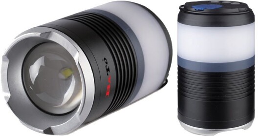 BATO Multi Funksjonslampe 6 w COB 60-600 Lumen. Sos Blink Og Campinglys. Magnet Og Ring På Toppen