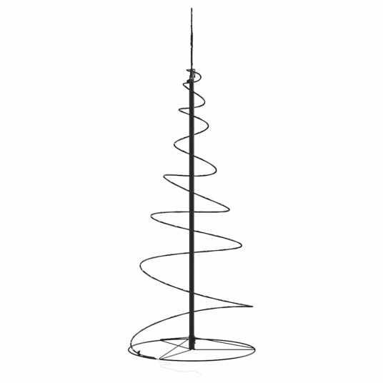  Juletre lyskjegle 80 LED varmhvit 120 cm