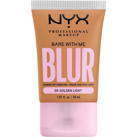 NYX Professional Makeup Bare With Me Blur Tint Foundation 08 Golden Light 30 ml