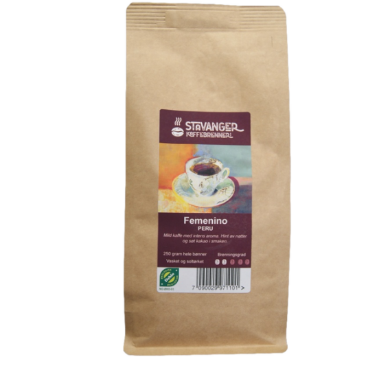 Peru Cafe Femenino, 250g økologisk og Fairtrade