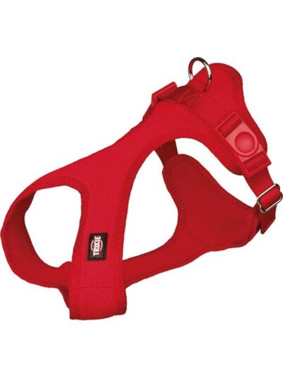Trixie Comfort Soft touring harness XXSXS: 2535 cm/15 mm red