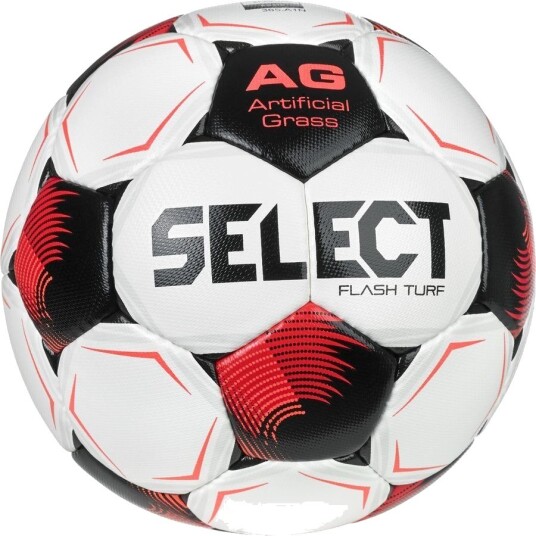 Select Fotball Flash Turf V26 Hvit/Rød Str. 5