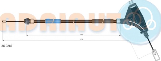 Bremsewire ADRIAUTO 35.0287