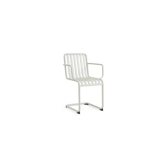 HAY Palissade Cantilever Chair med Armlener Grå HAY Palissade Cantilever Chair med Armlener Grå