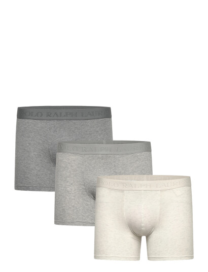 Polo Ralph Lauren Stretch Cotton Boxer Brief 3 Pack Grey S
